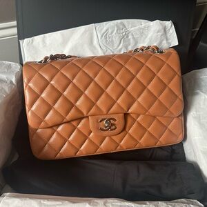 Chanel Jumbo Classic Flap Camel Brand New